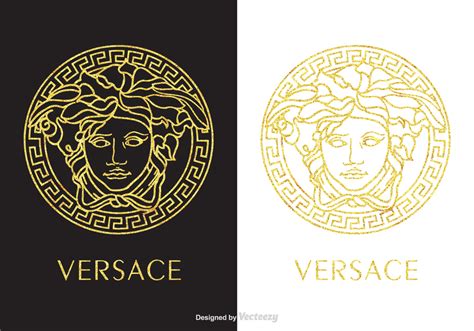 versace gold and black clipart